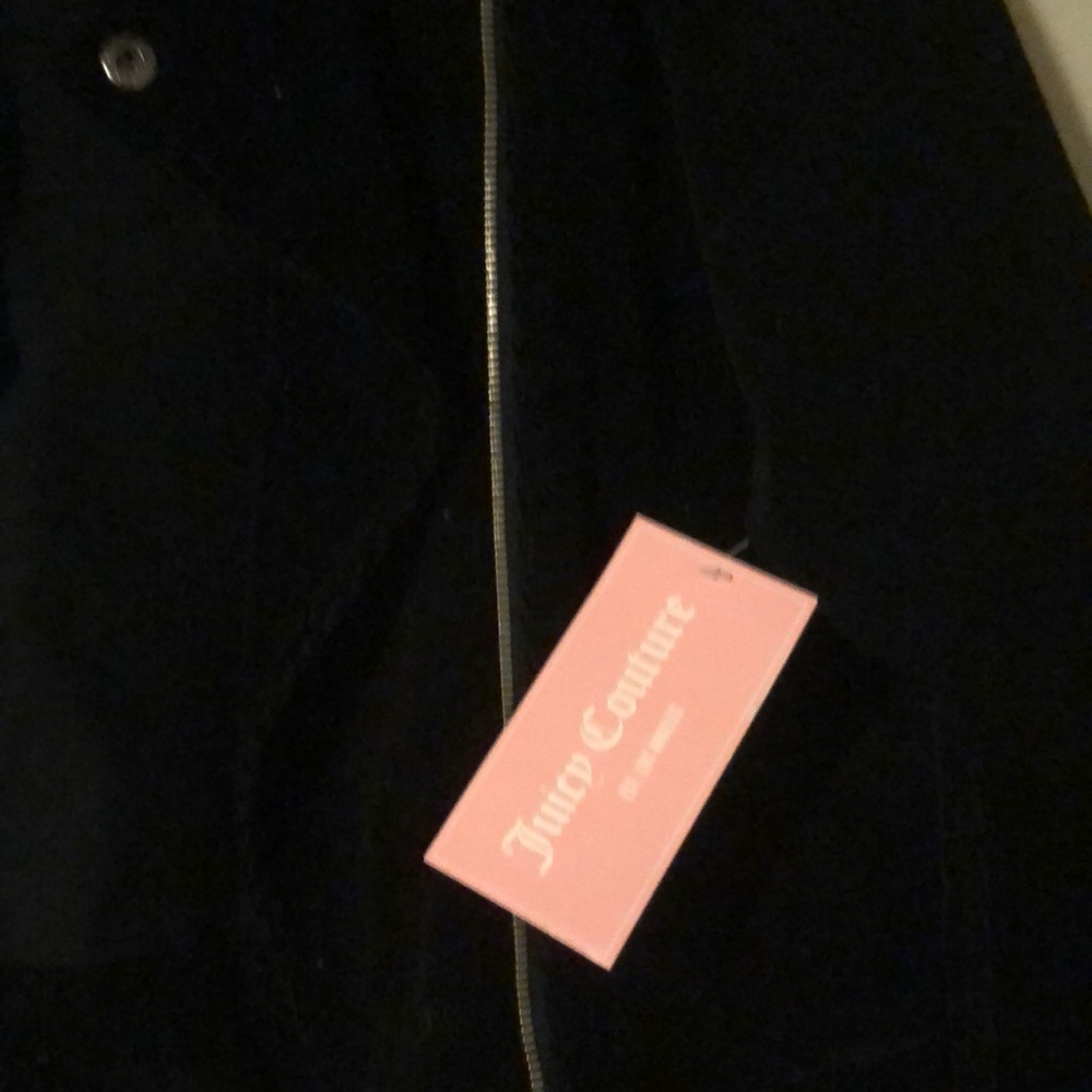 Juicy Couture Black Jacket with Zipper Accents - Picture 3 of 6